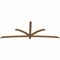 Ekena Millwork Davenport Timber Gable Bracket, Western Red Cedar, 108"W x 40"H x 1 1/2"D x 3 1/2"F, 9/12 Pitch GBW108X40X0204DAV00SWR - alternate 2
